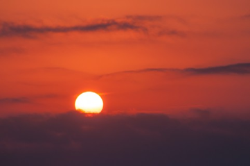 沈む夕日