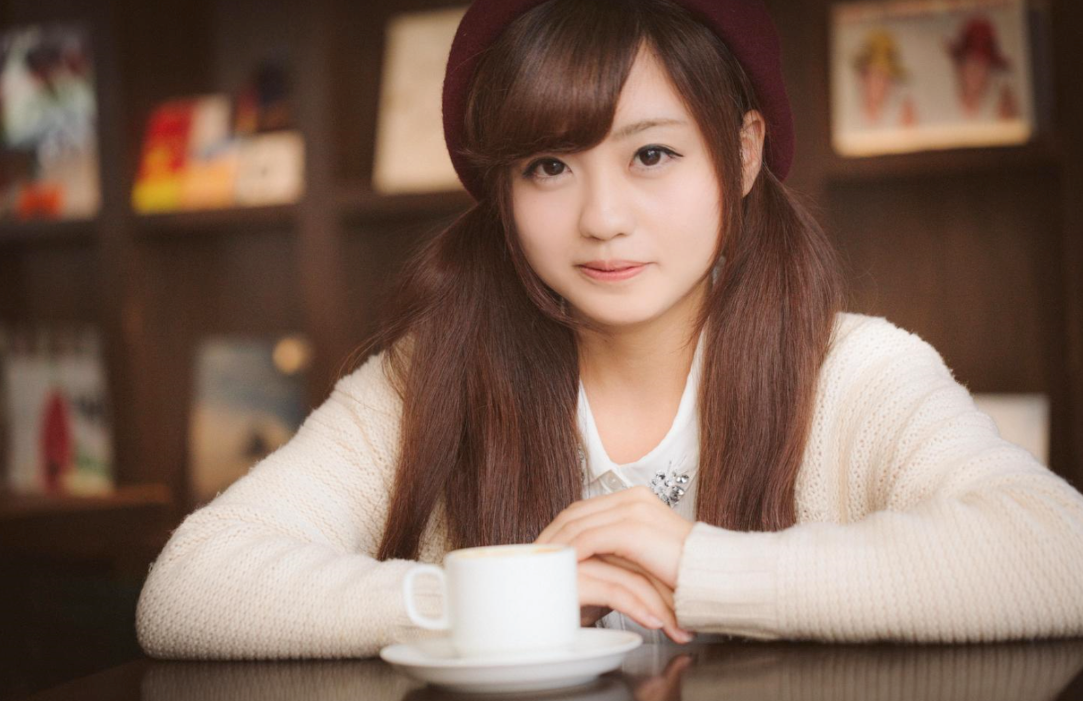 コーヒーと女性